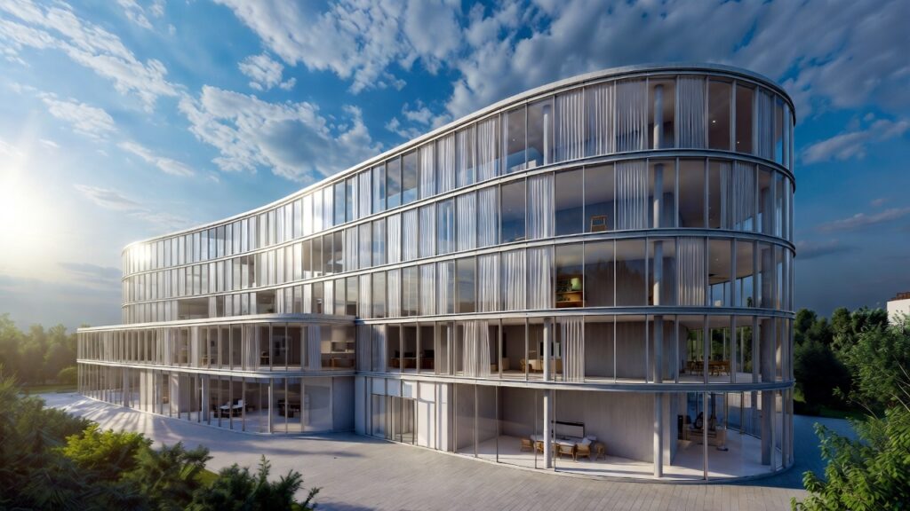 Modern architecture visualization with Grok AI