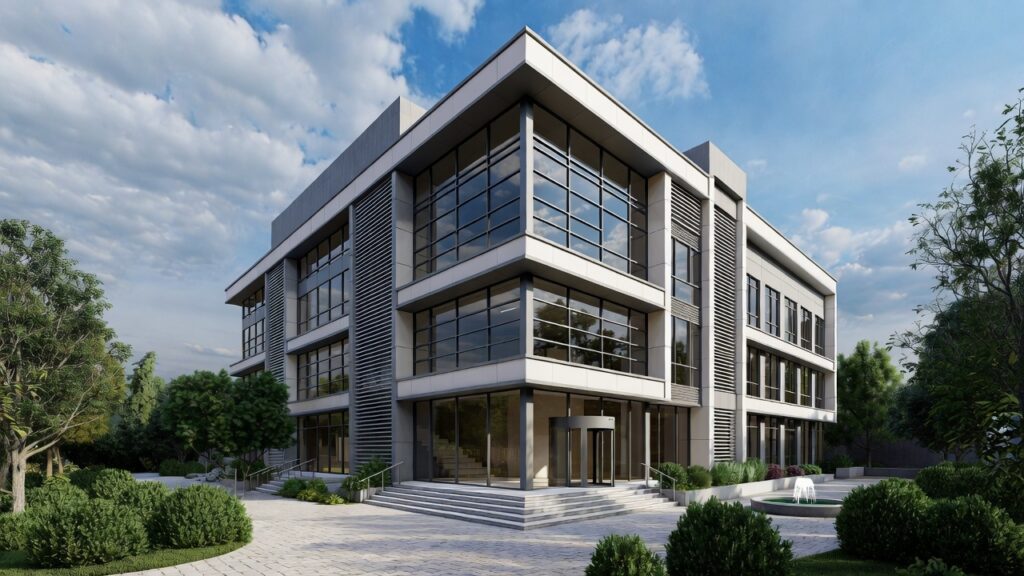 Modern architecture visualization with Grok AI