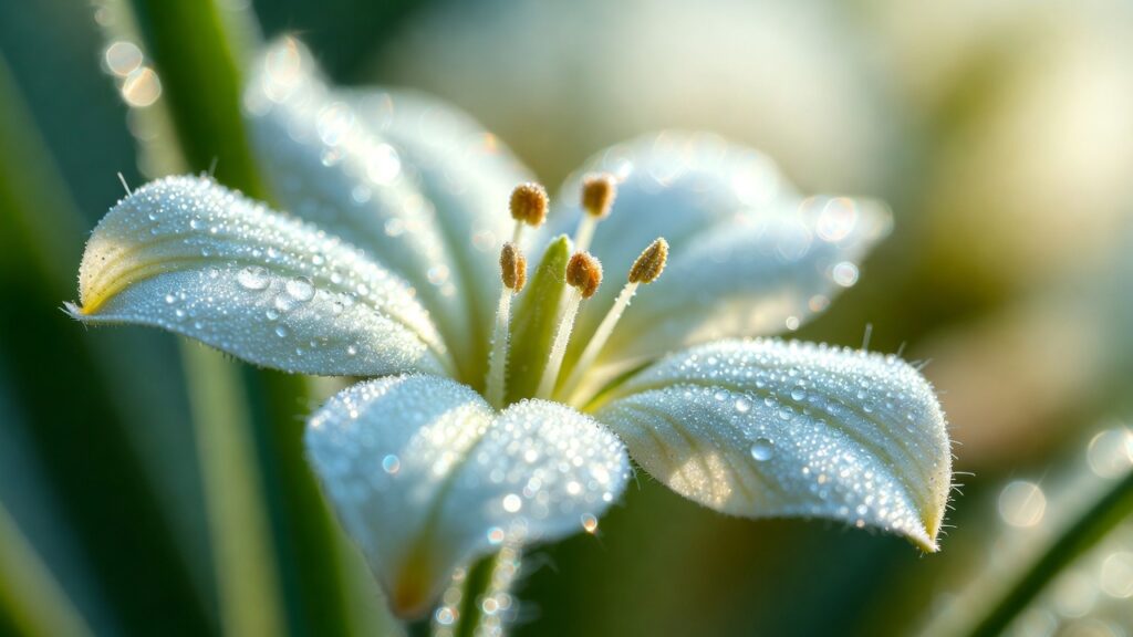 Macro photography AI-generated image using Grok