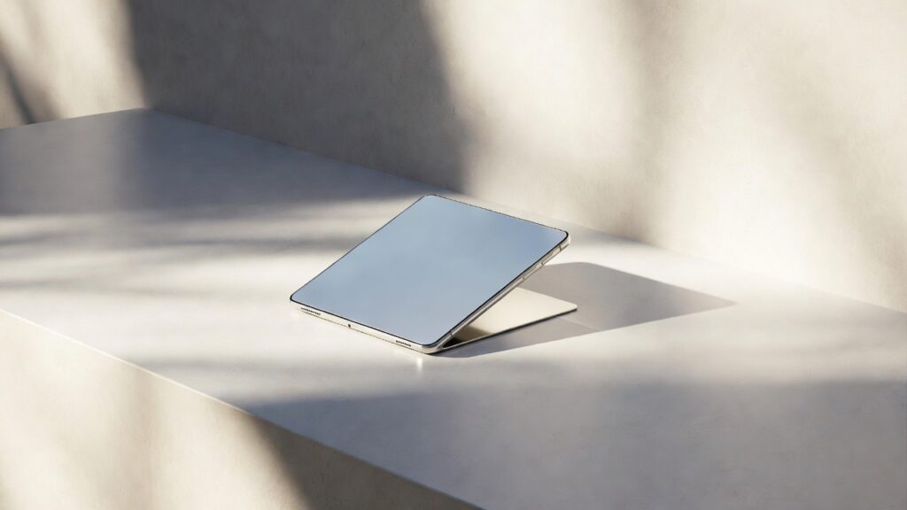 Product mockup created with Grok AI prompt