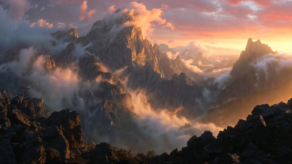 Example result from Fantasy Landscape prompt.