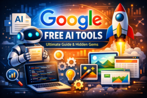 Free Google AI tools including Google AI Studio and Gemini helping creators, bloggers, and developers work smarter using artificial intelligence