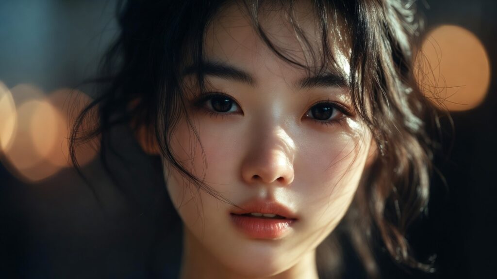 Hyper-realistic portrait generated with Grok prompt