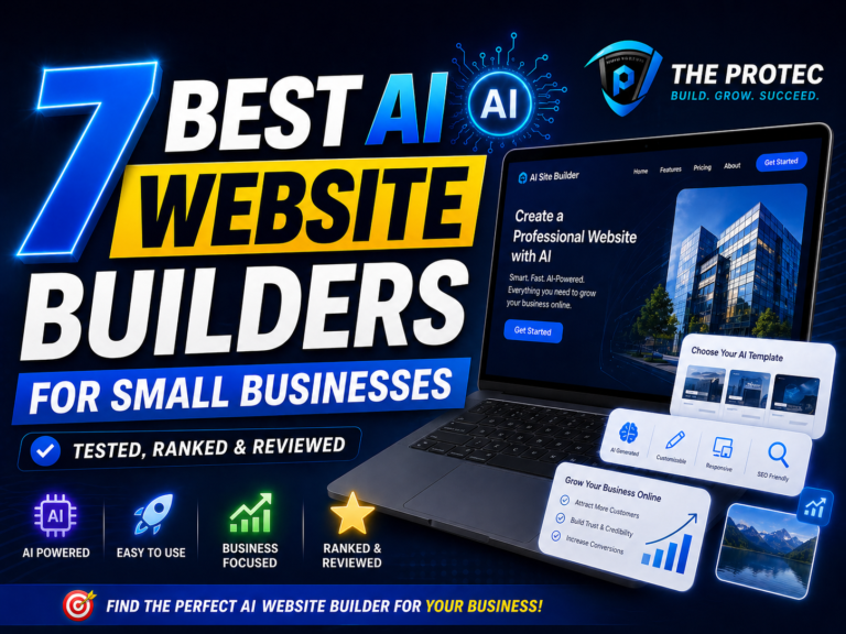 7 Best AI Website Builders for Small Businesses: Tested, Ranked, and Reviewed