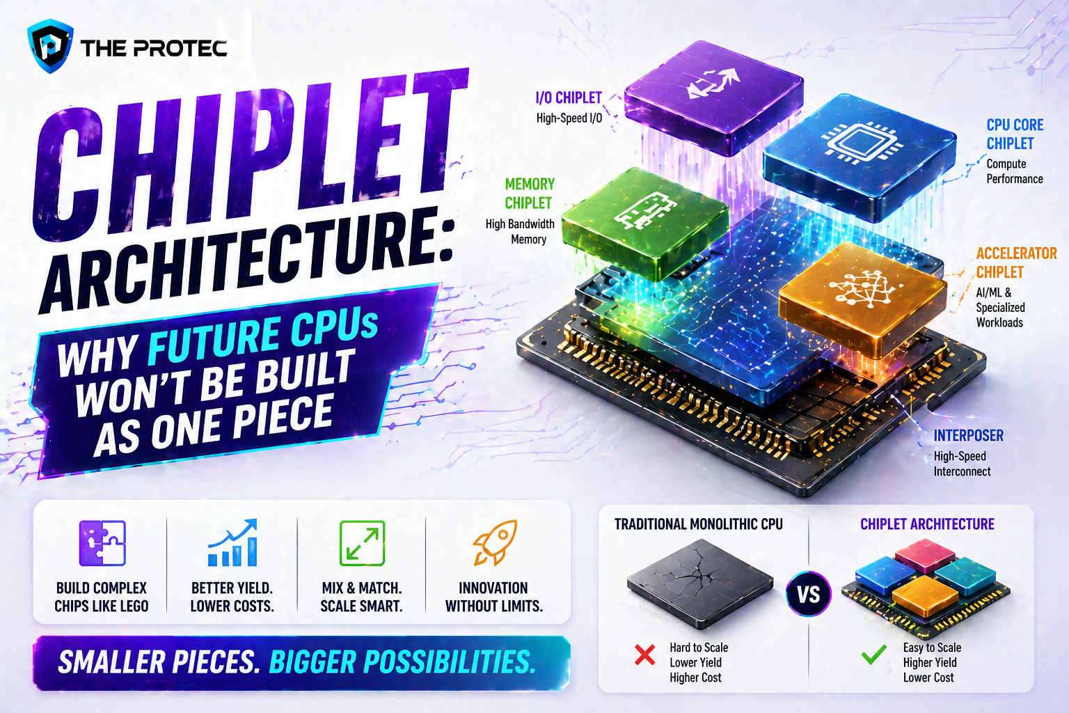Chiplet Architecture Why Future CPUs Won’t Be Built as One Piece
