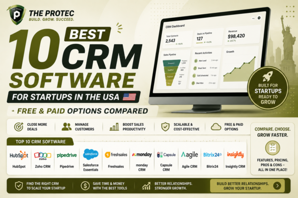 10 Best CRM Software for Startups in the USA: Free & Paid Options Compared