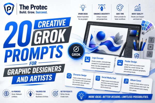 20 Creative Grok Prompts for Graphic Designers and Artists