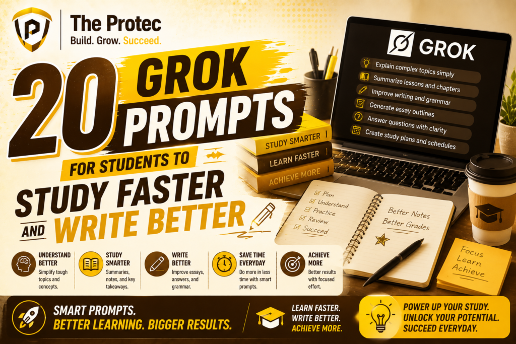 Study Notes Prompt 20 Grok Prompts for Students to Study Faster and Write Better - The ...