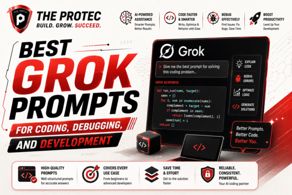 Best Grok Prompts for Coding, Debugging, and Development