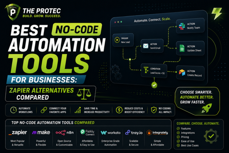 Best No-Code Automation Tools for Businesses: Zapier Alternatives Compared