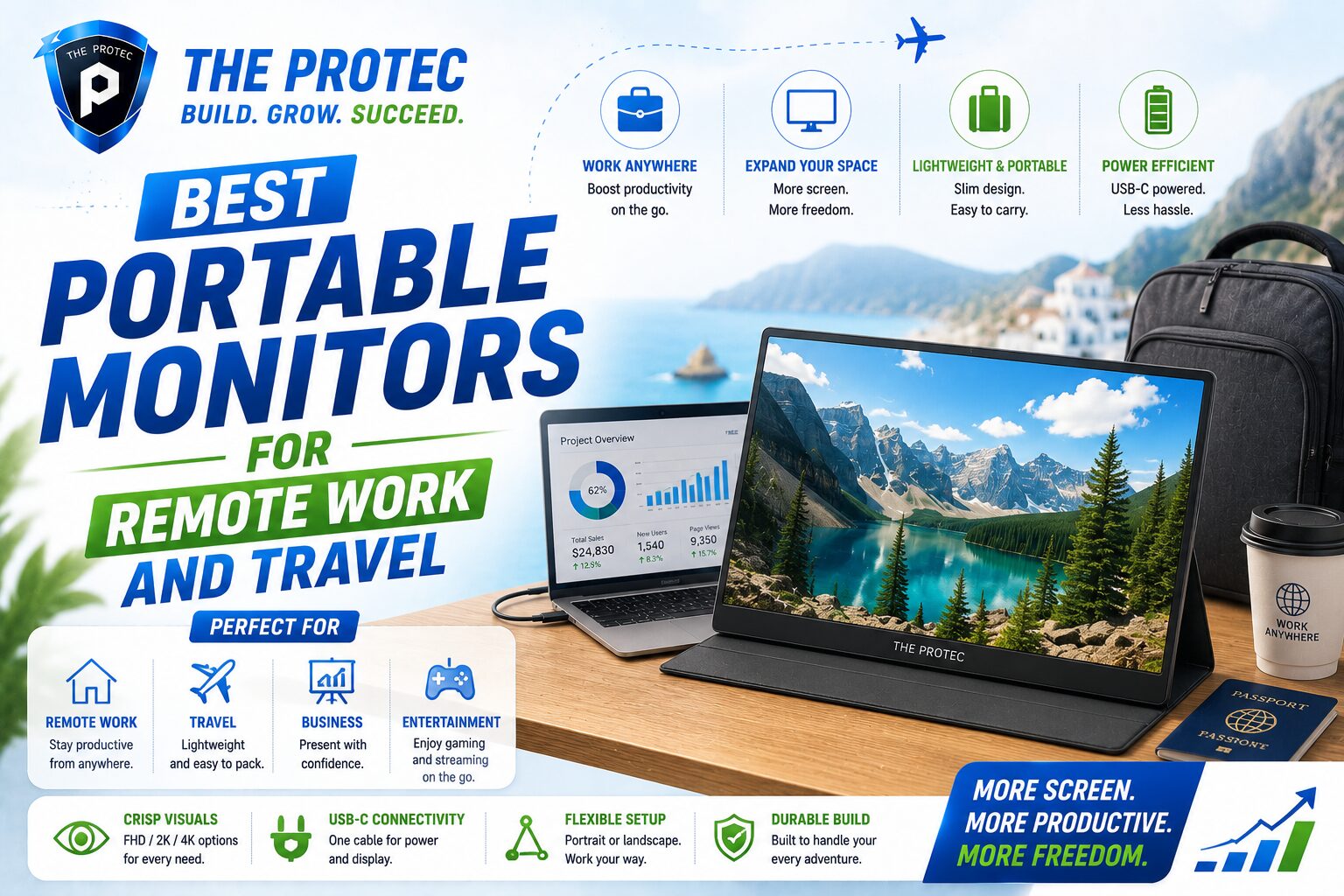Best Portable Monitors for Remote Work and Travel