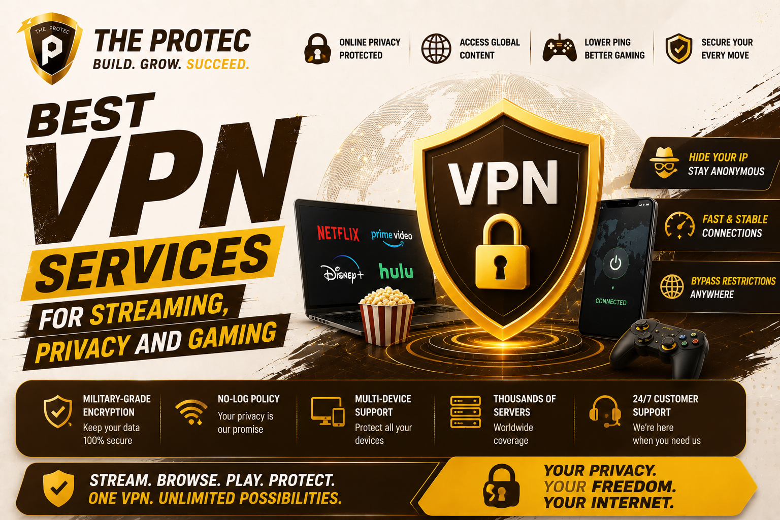 Best VPN Services for Streaming, Privacy and Gaming