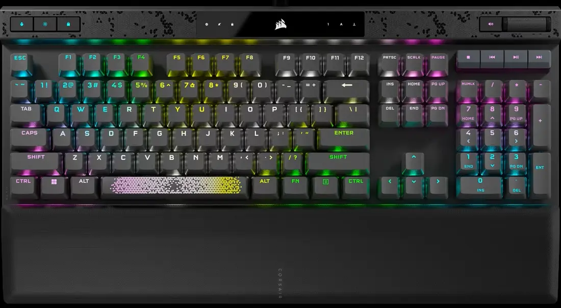 K70 MAX RGB Magnetic-Mechanical Gaming Keyboard — Adjustable CORSAIR MGX Switches