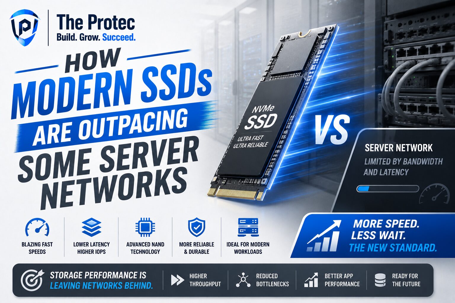 How Modern SSDs Are Outpacing Some Server Networks