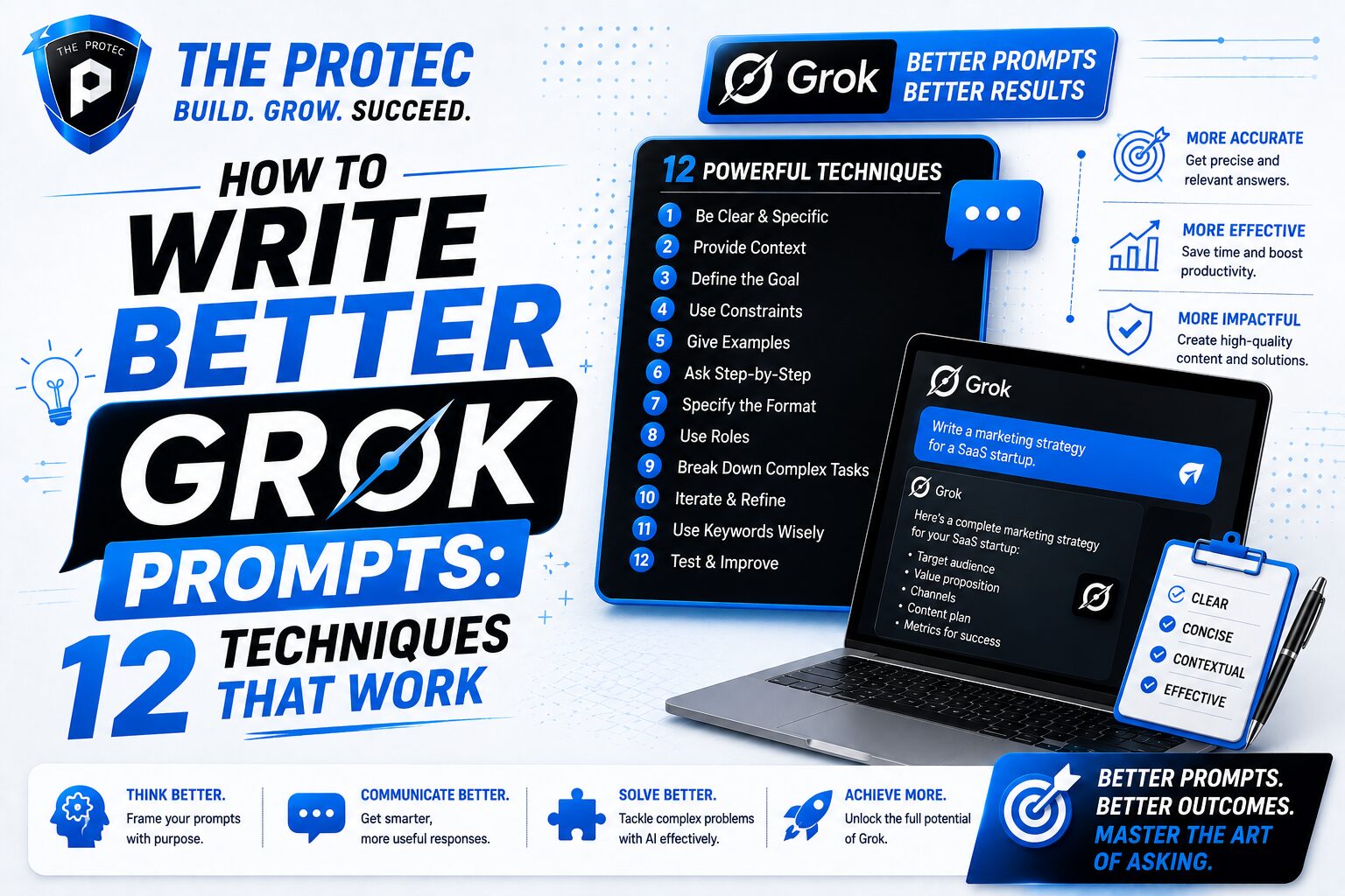 How to Write Better Grok Prompts: 12 Techniques That Work