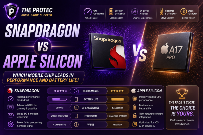Snapdragon vs Apple Silicon: Which Mobile Chip Leads in Performance and Battery Life?