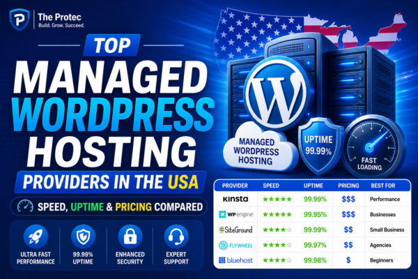 Top Managed WordPress Hosting Providers in the USA: Speed, Uptime & Pricing Compared