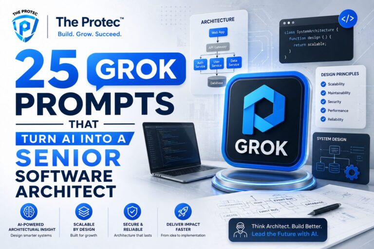 25 Grok Prompts That Turn AI Into a Senior Software Architect