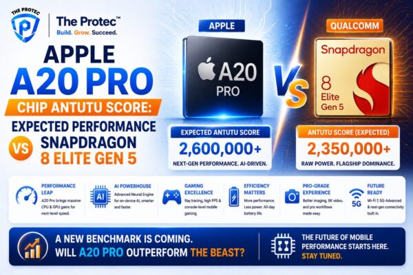 Apple A20 Pro Chip AnTuTu Score Expected Performance vs Snapdragon 8 Elite Gen 5