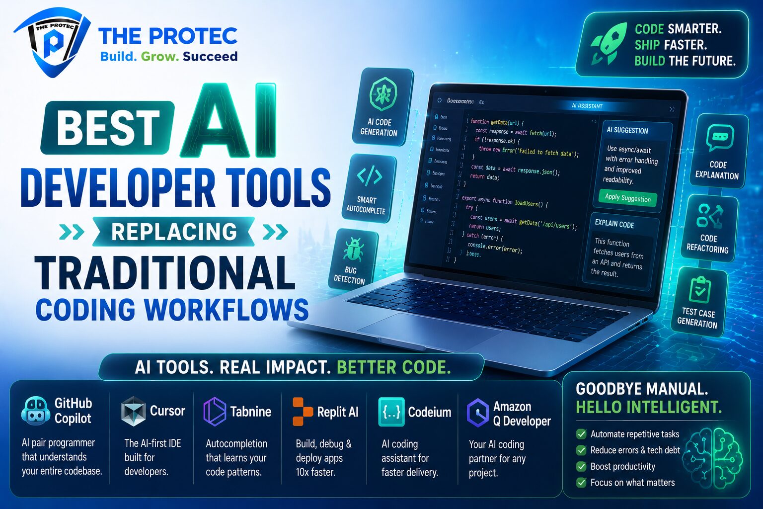 Best AI Developer Tools Replacing Traditional Coding Workflows