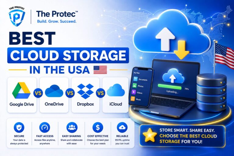 Best Cloud Storage in the USA: Google Drive vs OneDrive vs Dropbox vs iCloud