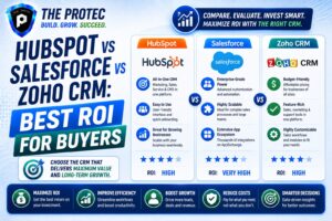 HubSpot vs Salesforce vs Zoho CRM: Best ROI for Buyers