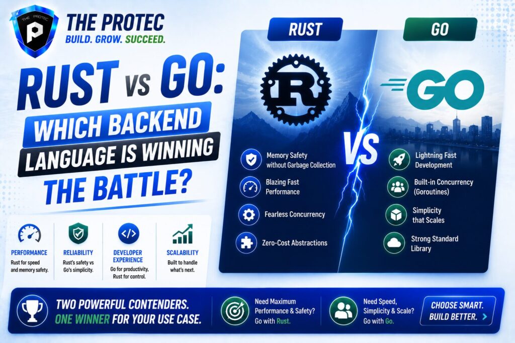 Rust vs Go: Which Backend Language Is Winning the Battle? - The Protec Blog