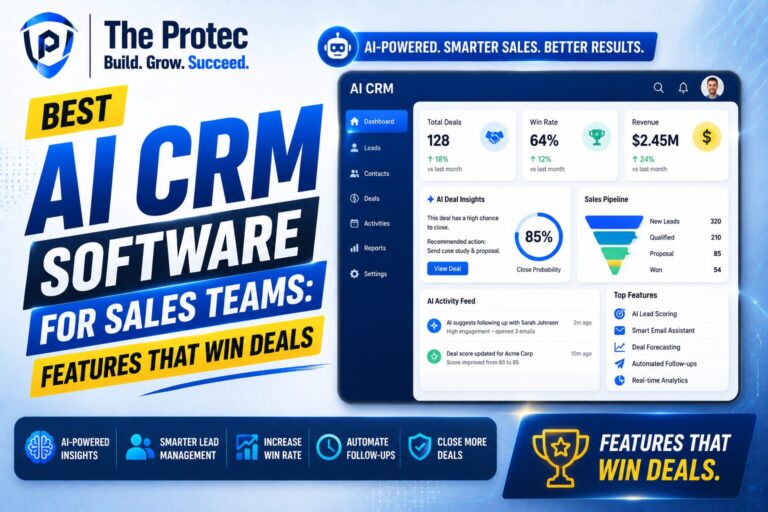 Best AI CRM Software for Sales Teams: Features That Win Deals