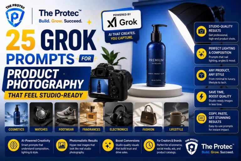 25 Grok Prompts for Product Photography That Feel Studio-Ready