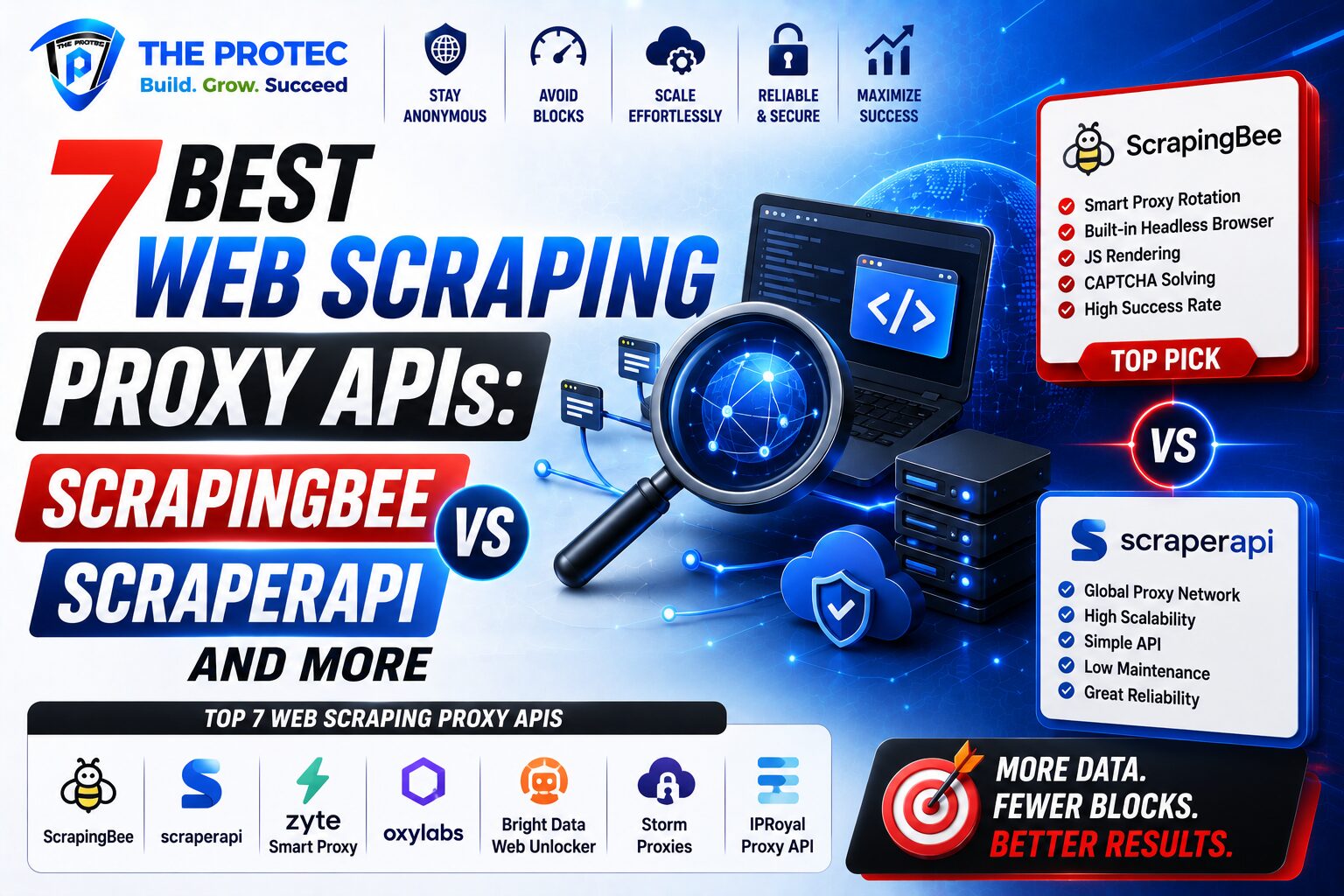 7 Best Web Scraping Proxy APIs: ScrapingBee vs ScraperAPI and More