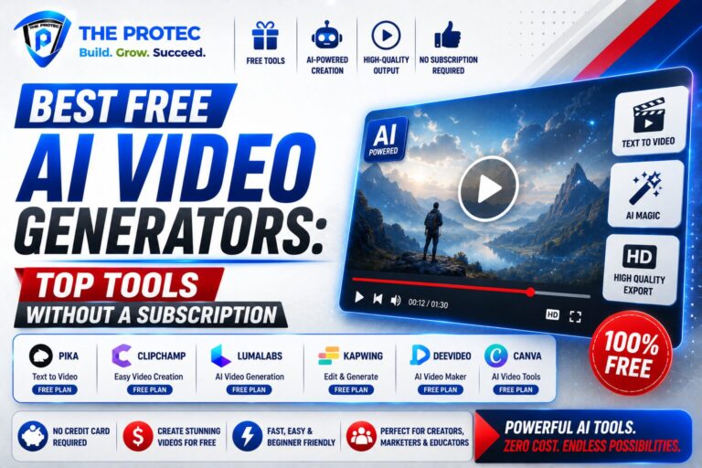 Best Free AI Video Generators: Top Tools Without a Subscription