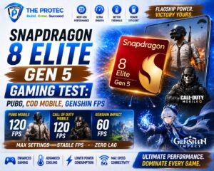 Snapdragon 8 Elite Gen 5 Gaming Test: PUBG, COD Mobile, Genshin FPS