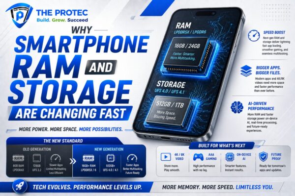Why Smartphone RAM and Storage Are Changing Fast