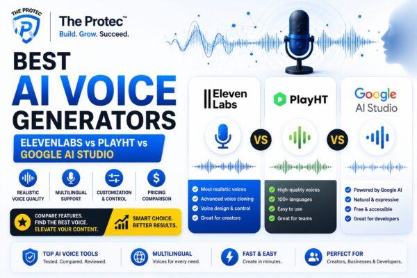 Best AI Voice Generators: ElevenLabs vs PlayHT vs Google AI Studio