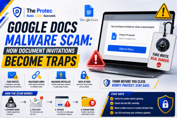 Google Docs Malware Scam: How Document Invitations Become Traps