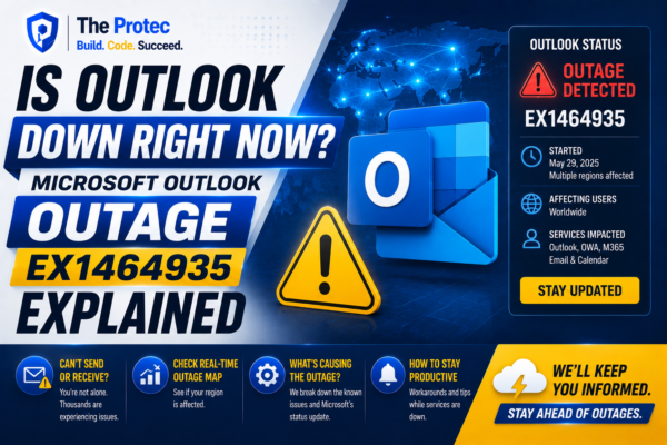 Is Outlook Down Right Now? Microsoft Outlook Outage EX1464935 Explained