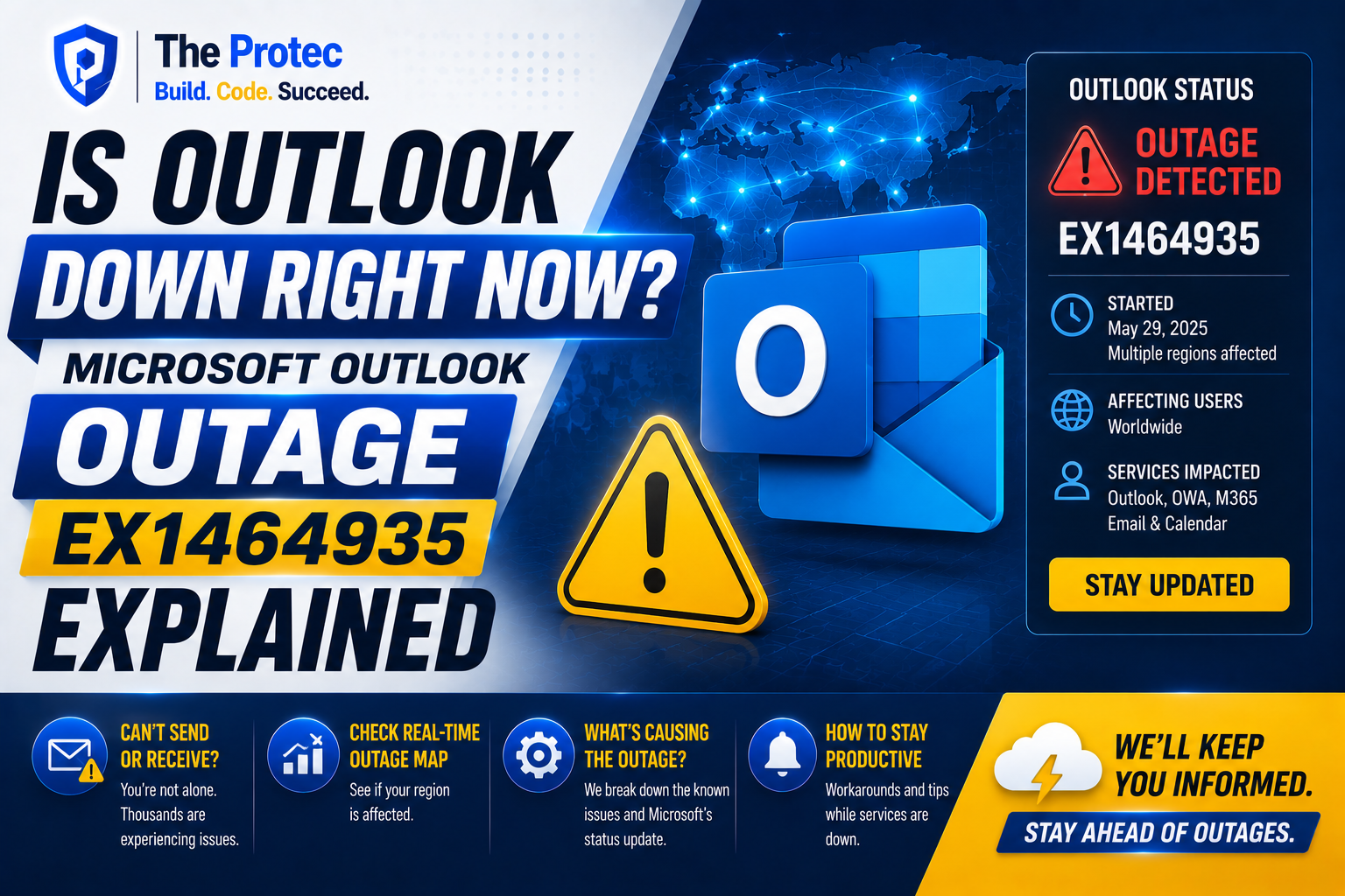 Is Outlook Down Right Now? Microsoft Outlook Outage EX1464935 Explained