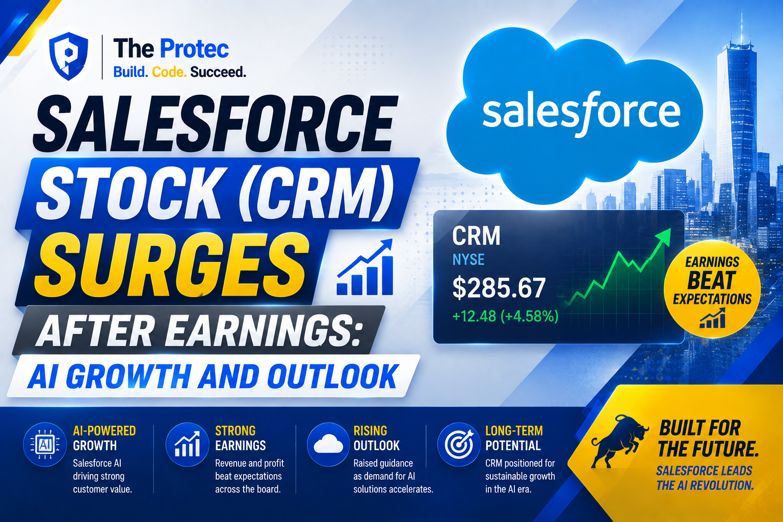 Salesforce Stock (CRM) Surges After Earnings: AI Growth and Outlook