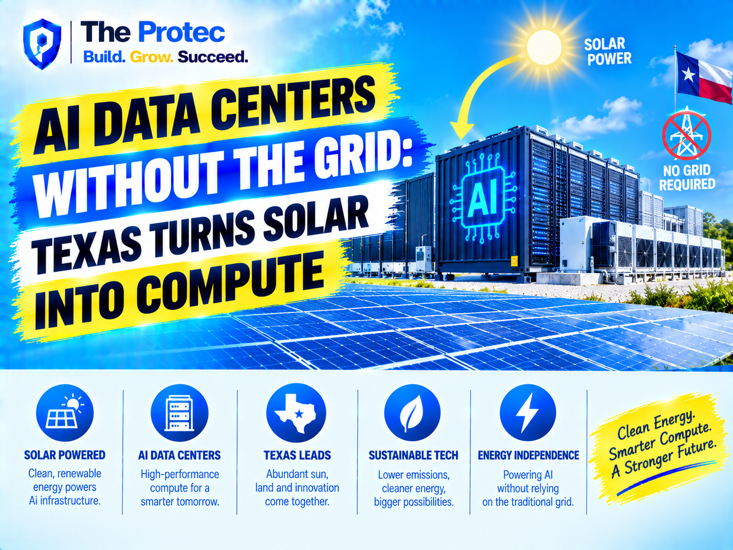 AI Data Centers Without the Grid: Texas Turns Solar Into Compute