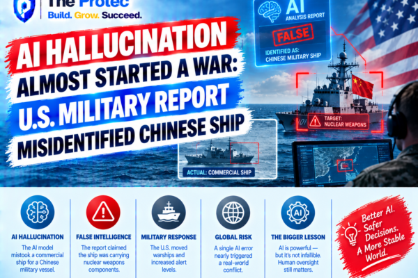 AI Hallucination Almost Started a War: U.S. Military Report Misidentified Chinese Ship