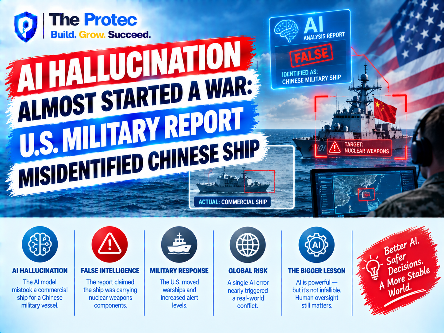 AI Hallucination Almost Started a War: U.S. Military Report Misidentified Chinese Ship