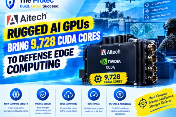 Aitech Rugged AI GPGPU Bring 9,728 CUDA Cores to Defense Edge Computing