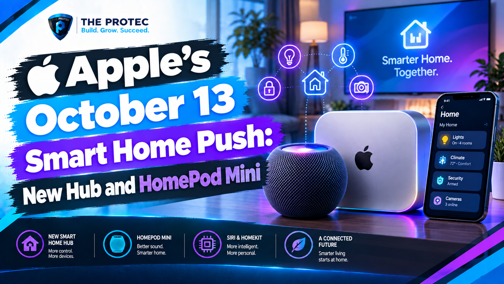 Apple's October 13 Smart Home Push: New Hub and HomePod Mini