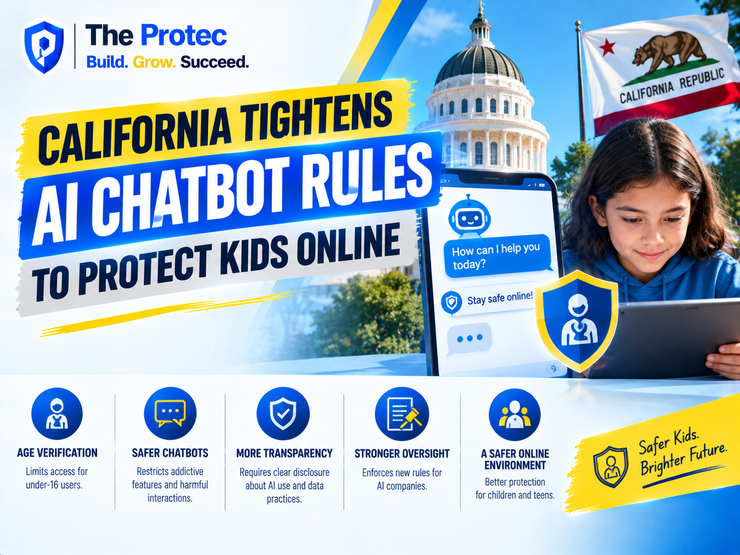 California Tightens AI Chatbot Rules to Protect Kids Online