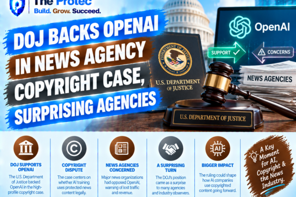 DOJ Backs OpenAI in NYT Copyright Case, Surprising Agencies