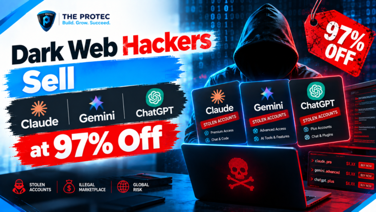 Dark Web Hackers Sell Claude, Gemini and ChatGPT at 97% Off