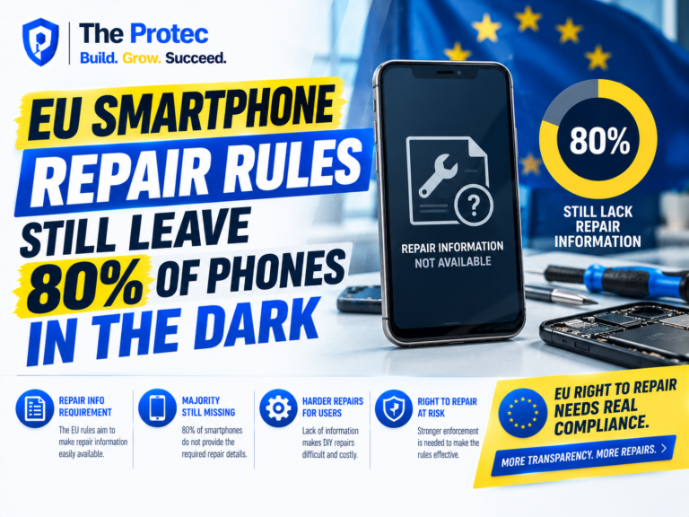 EU Smartphone Repair Rules Still Leave 80% of Phones in the Dark