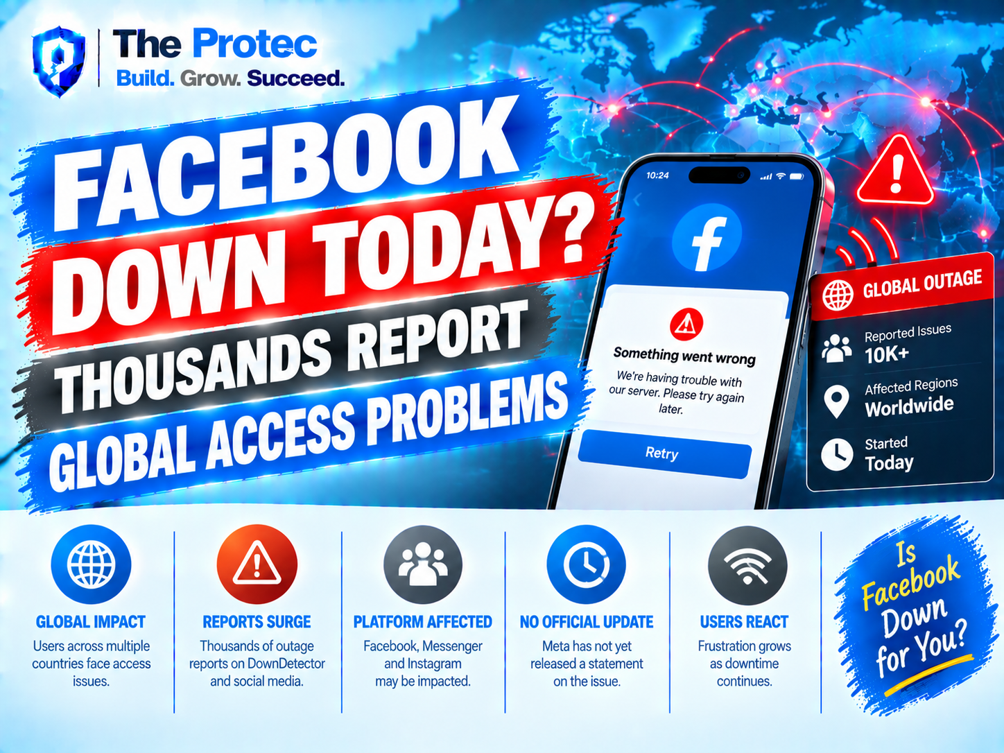 Facebook Down Today? Thousands Report Global Access Problems