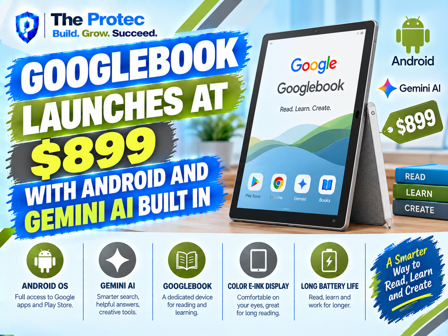Googlebook Launches at $899 With Android and Gemini AI Built In