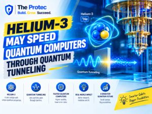 Helium-3 May Speed Quantum Computers Through Quantum Tunneling